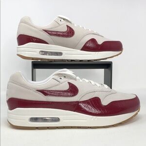 Nike Air Max 1 LX Sail Team Red FJ3169-100 Women’s Sneakers - Size 11 No Box